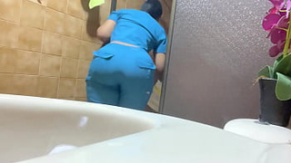 Massive butt nurse big beautiful woman extreme booty caught on amateurs cam