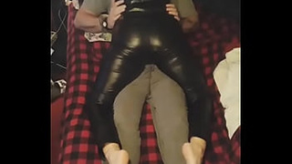 I can't stay off my best friend-Hard core Leather