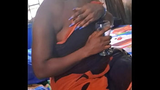 Lonely wifey rides gateman hard