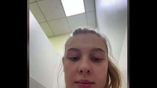 Humongous anal plug in perfect butt. Fingering pink cunt