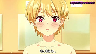 GANG-BANG College Teeny Nailed Hard in HARD CORE — Asian cartoon [Subtitled]