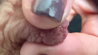 Extreme Close Up on My Nipples Play ... I think you never see it