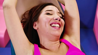 Italian Hottie Layla Extreme SFW Tickling Challenge - Bitch Giggles and Gets Her Feet Tickled by Talia Mint