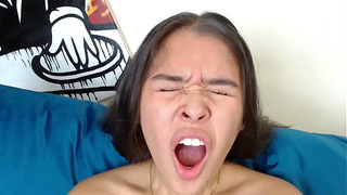 Thin Teeny, Vaginal Climax When I Touch My Snatch