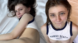 My Alluring Neighbor is Going Crazy. Her Tiny Snatch Can Barely Fit That Dong