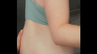 Teenie Cumslut Licks & Rides Stranger Ass School Vending Machine