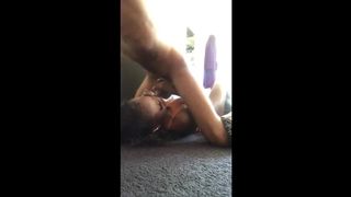 PUNISHING A THOT HOE Face with BBC WHILE HER NIGGA IN JAIL