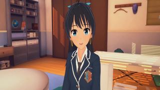 (3d Hentai)(Idolmaster) Sex with Hibiki Ganaha