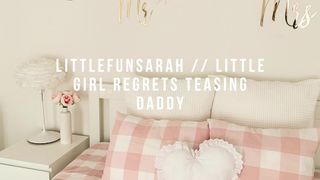 DIRTY TALK // LITTLE CUMSLUT REGRETS TEASING DADDY