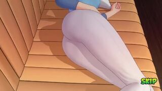 REDHEAD ANIME GAMEPLAY TEEN STUFFS HER TIGHT PUSSY WITH a CREAMPIE