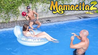 Chicas Loca - Russian Youngster Stacy Snake Pool Party Threesome - MAMACITAZ