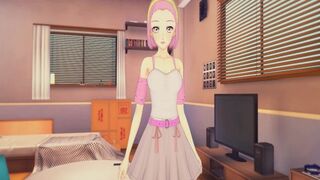 (3D Anime)(JoJo's Fetish Adventure) Sex with Reimi