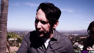 Naive teeny Paige Owens was bullied by her neighbor so she asked help from her neighbors dad and ended up having sex with him.