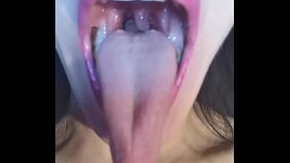 Some teasing for my mouth fetishist fans HD (with fine female slutty talk)