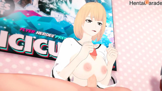 Asian cartoon Cha Hae In get Pounded Solo Leveling Uncensored