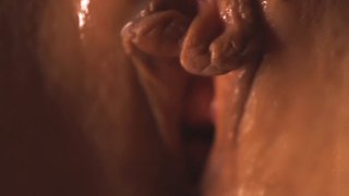 My wifey's vagina gets a warm cream pie inside. Extremely detailed